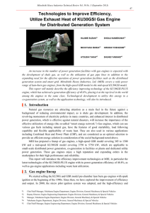 Technologies to Improve Efficiency, Utilize Exhaust Heat of