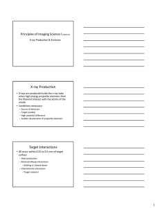 X-Ray Production, Emission, and Filtration