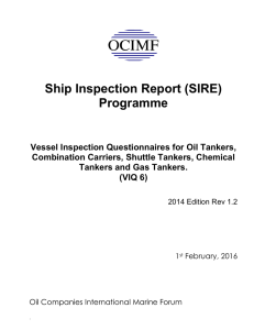 Vessel Inspection Questionnaire – 3rd Edition 2004
