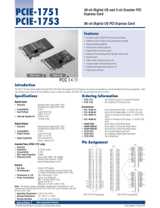 PCIE-1751 PCIE-1753