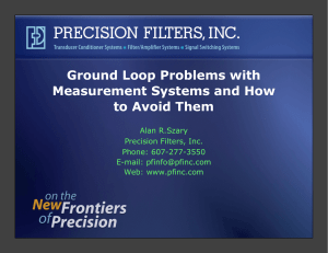 Ground Loop Problems with Measurement Systems and How to