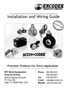 Installation and Wiring Guide