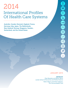 International Profiles of Health Care Systems, 2014