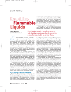 Handling Flammable Liquids