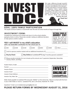 16/17 Invest! LDC Form