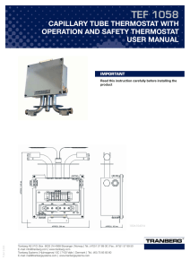 TUM 2430_(1058_Capillary tube thermostat-operation