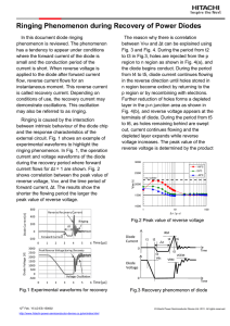 Ringing Phenomenon during Recovery of Power Diodes