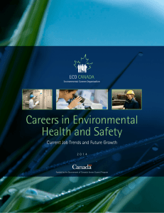 Careers in Environmental Health and Safety