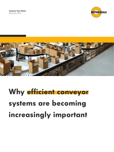 Why efficient conveyor systems are becoming increasingly important