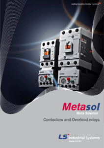 Contactors and Overload relays
