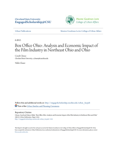 Box Office Ohio - EngagedScholarship@CSU