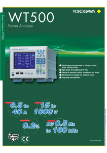 0.5 to 40 A 15 to 1000 V 0.2% DC 0.5 Hz to 100 kHz 0.5