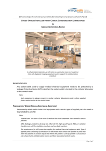 Any socket-outlet used to supply medical electrical equipment needs