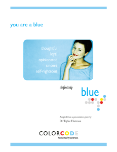 blue - The Color Code