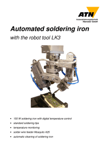 Automated soldering iron