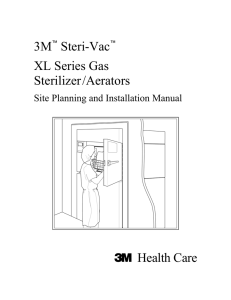 3M™ Steri-Vac™ XL Series Gas Sterilizer /Aerators