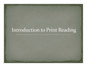 Introduction to Print Reading