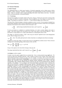 Network Theorems - Department of Electrical Engineering