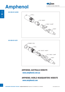 AC XLR Plug connectors