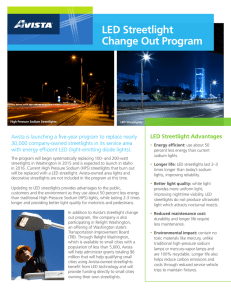 LED Streetlight Change Out Program