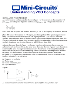 Application Note: VCO