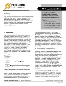 AN16: Application Note - Peregrine Semiconductor