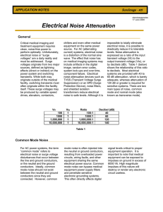 Electrical Noise Attenuation