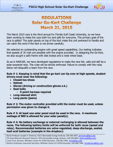 FGCU High School Solar Go-Kart Challenge