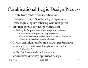 Combinational Logic Design Process