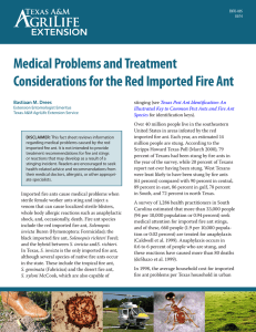 Medical Problems and Treatment Considerations for the Red