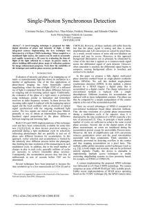 Single-Photon Synchronous Detection