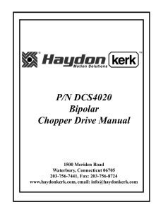 Chopper Drive Manual