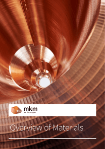 Overview of Materials - MKM Mansfelder Kupfer und Messing GmbH