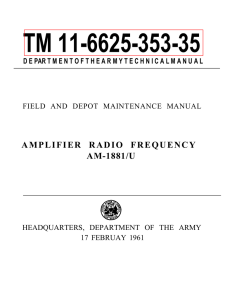 amplifier radio frequency am-1881/u