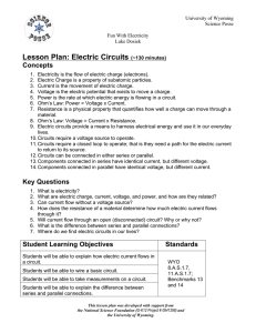 Lesson Plan: Electric Circuits (~130 minutes)