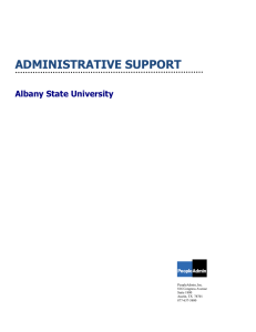 Instructions for hiring Administrative Support staff