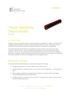 Visual Electricity Demonstrator