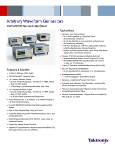 Arbitrary Waveform Generators