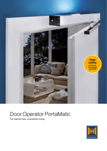 Door Operator PortaMatic