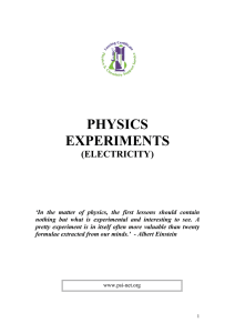 physics experiments