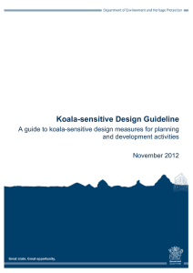 Koala-sensitive Design Guideline - Department of Environment and