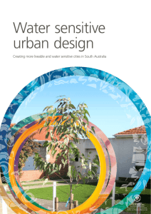Water sensitive urban design – creating more liveable