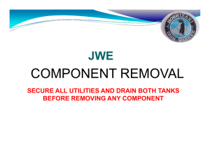 JWE Component removal