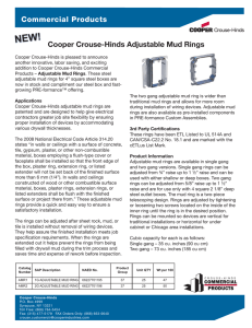 Adjustable Mud Rings Sell Sheet:Layout 1.qxd - Cooper Crouse