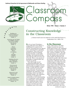 Constructing Knowledge in the Classroom