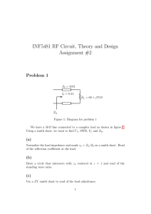 INF5481 RF Circuit, Theory and Design Assignment #2