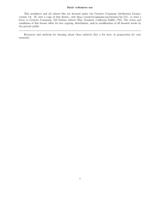 Basic voltmeter use This worksheet and all related files are licensed