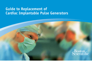 Guide to Replacement of Cardiac Implantable