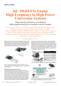 SiC MOSFETs Enable High Frequency in High Power