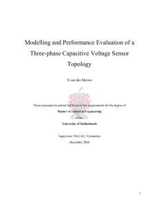 Modelling and performance evaluation of a three